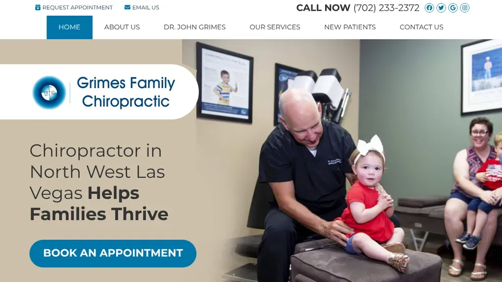 Grimes Family Chiropractic sitio web
