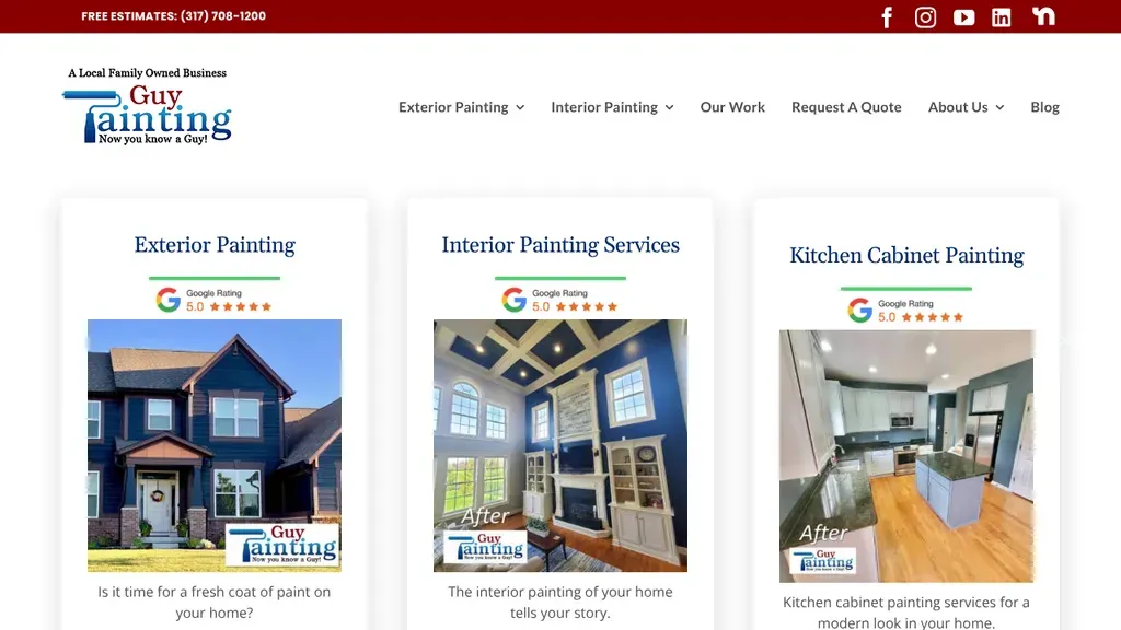 Guy Painting sitio web