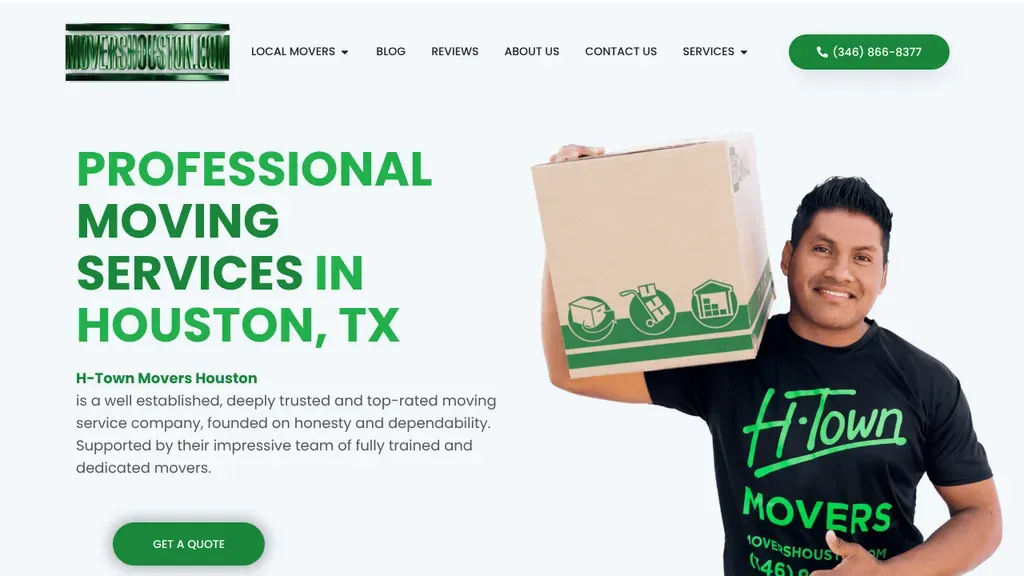 H-Town Movers Houston sitio web