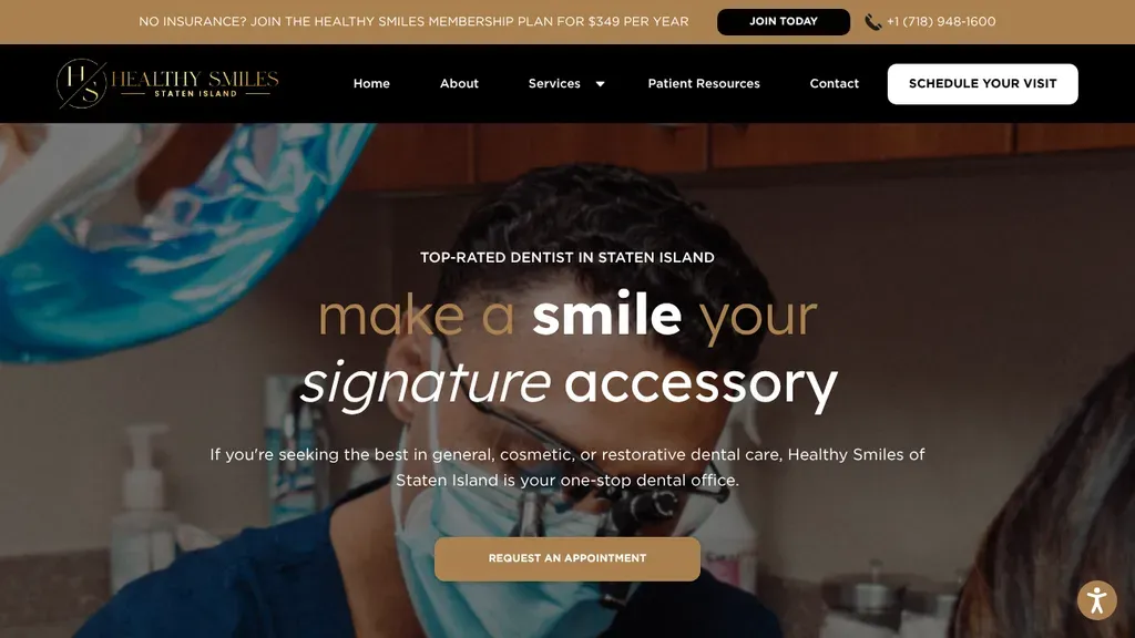 Healthy Smiles of Staten Island, Joseph A. Cipriano sitio web