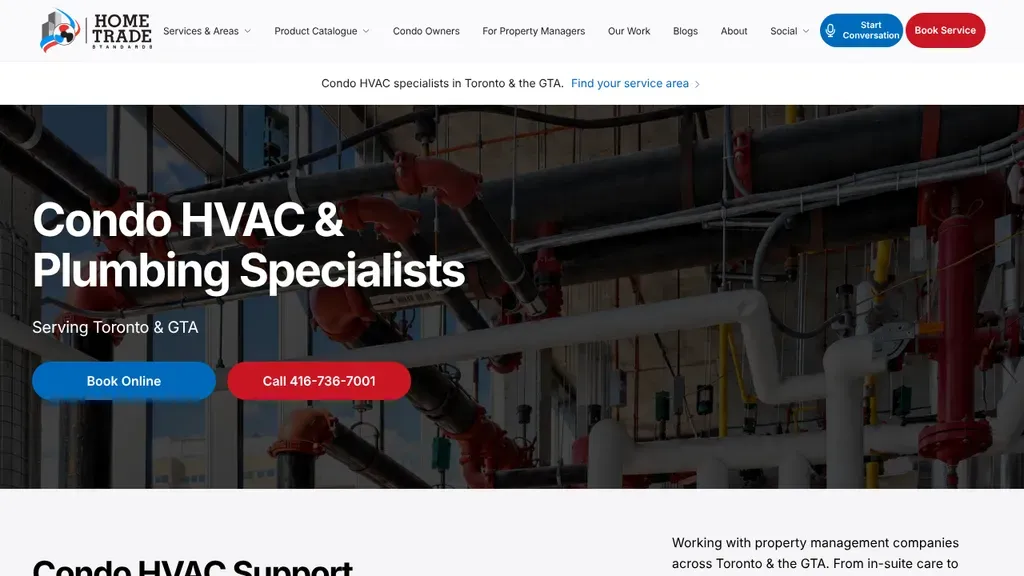 Home Trade Standards sitio web