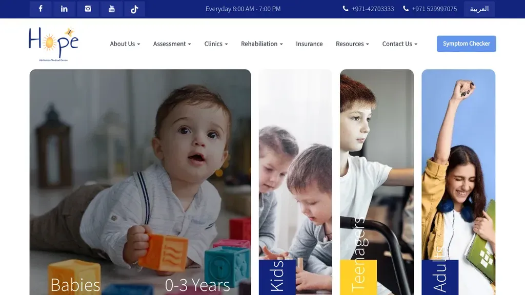 Hope sitio web