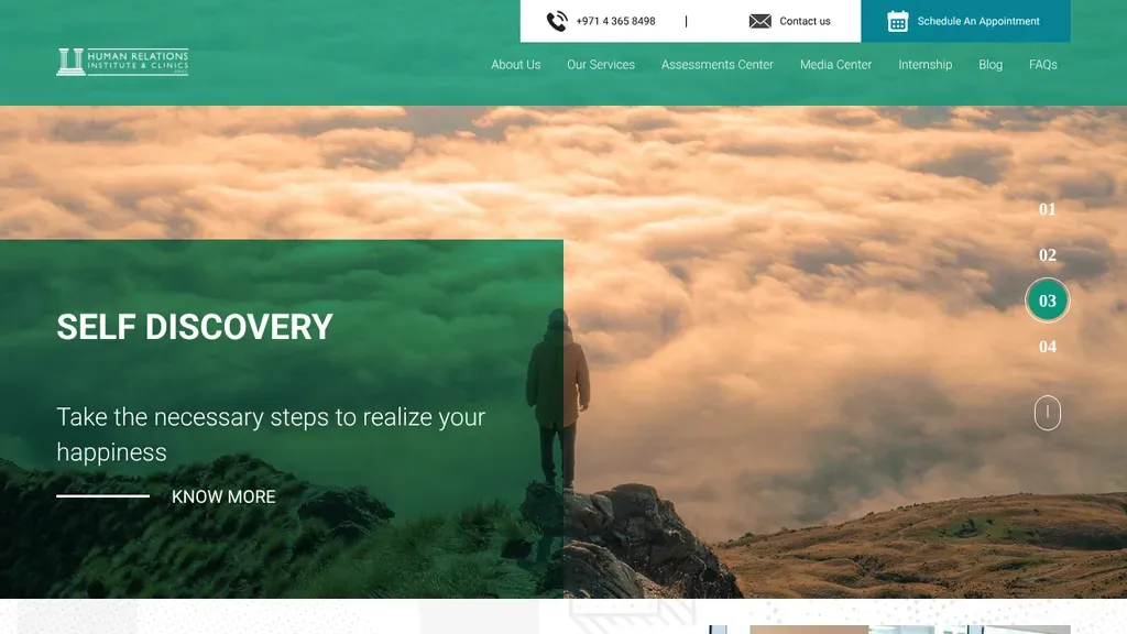HRIC sitio web
