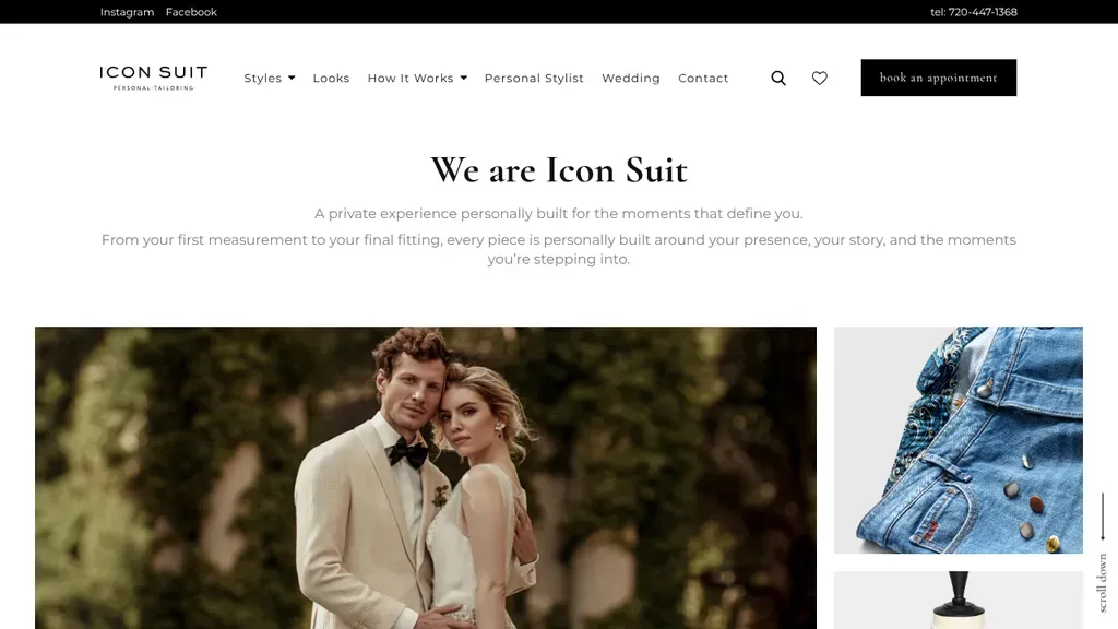 Icon Suit sitio web