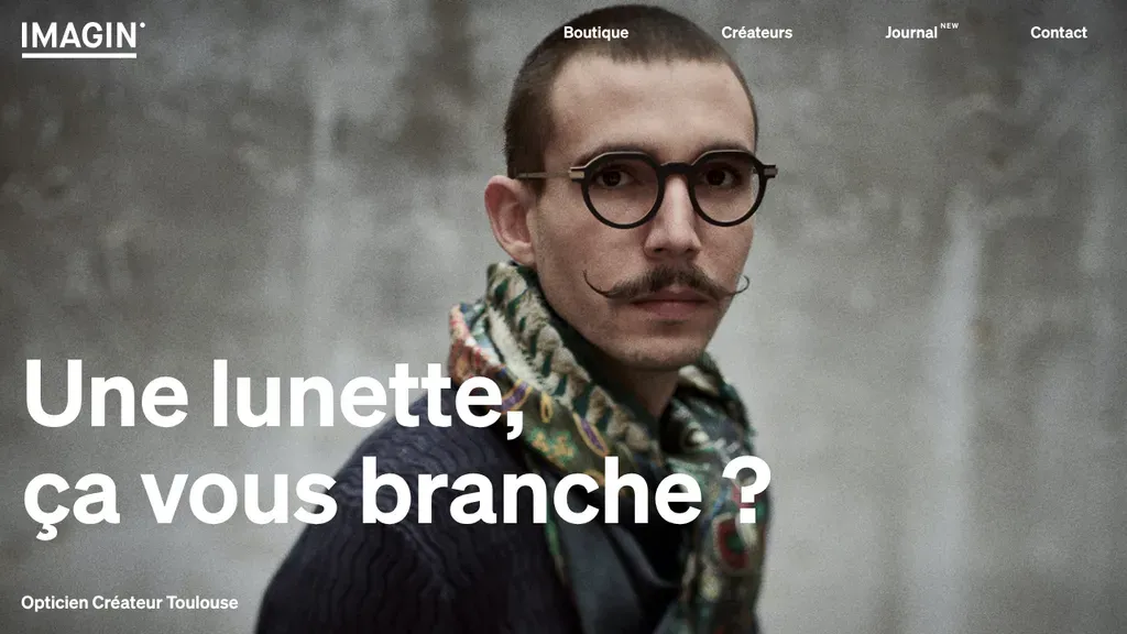 Imagin Optique sitio web
