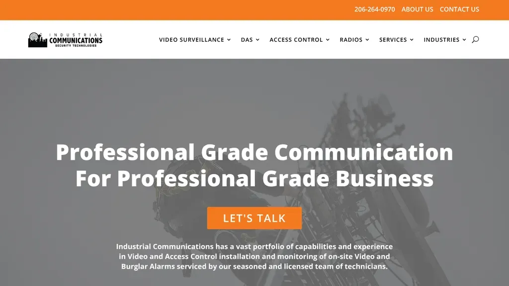 Industrial Communications sitio web