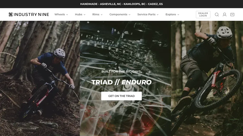 Industry Nine website