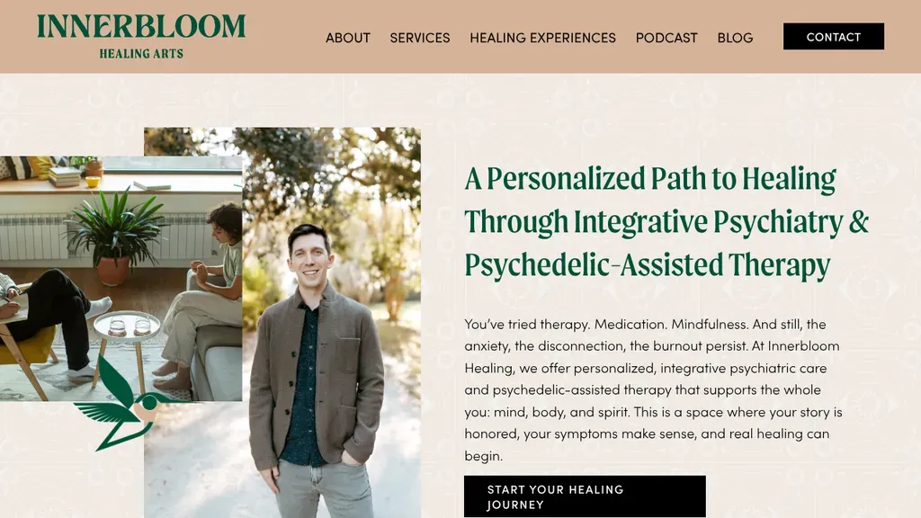 Innerbloom Healing Arts sitio web