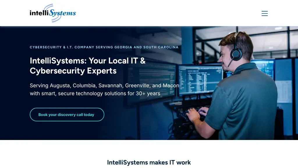 IntelliSystems sitio web