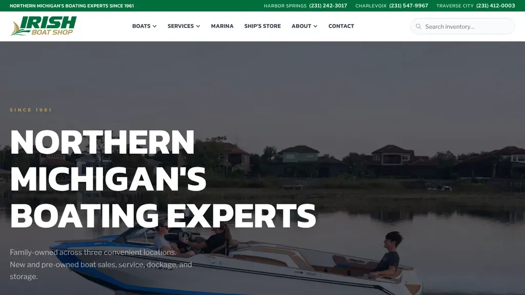 Irish Boat Shop sitio web