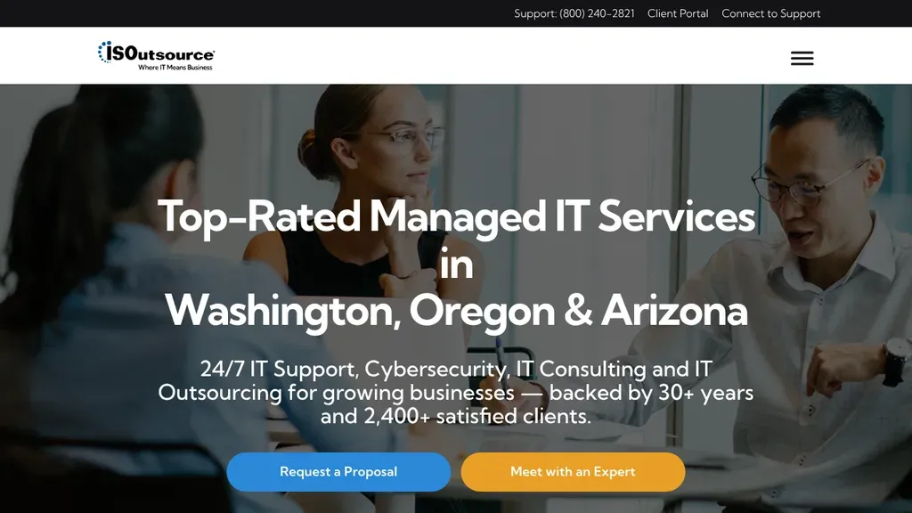ISOutsource sitio web