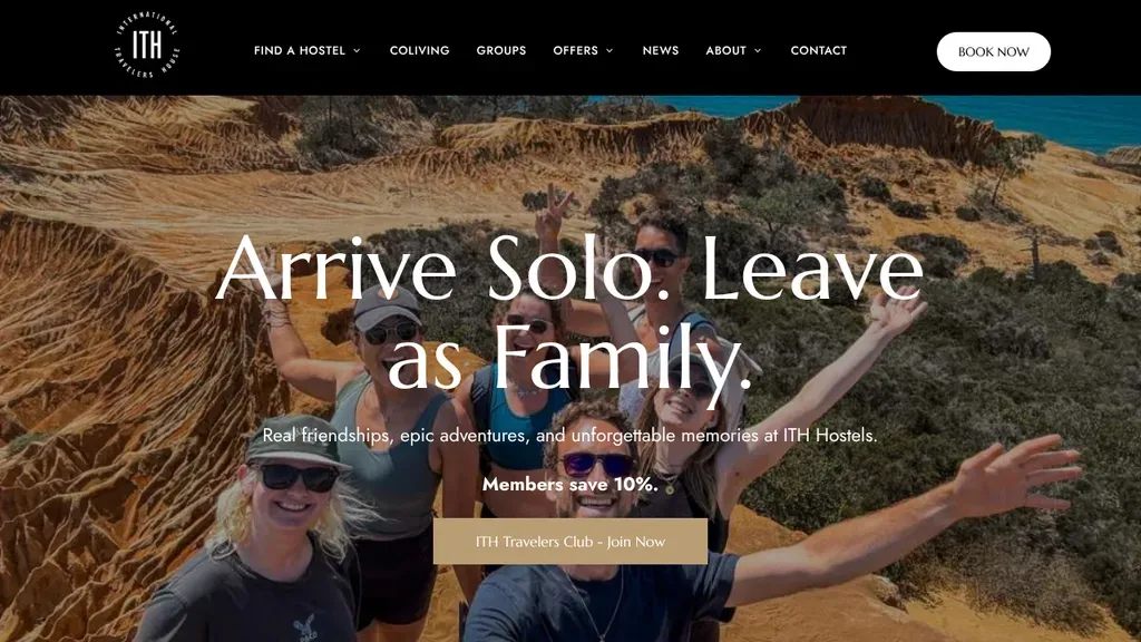 ITH San Francisco Pacific Tradewinds Backpacker Hostel sitio web