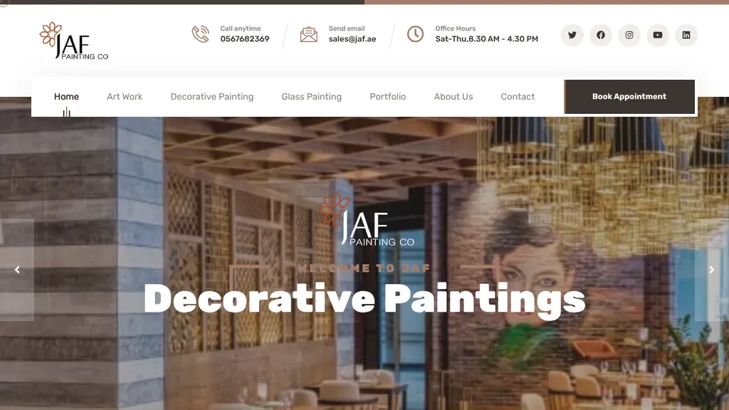 JAF Painting Company sitio web