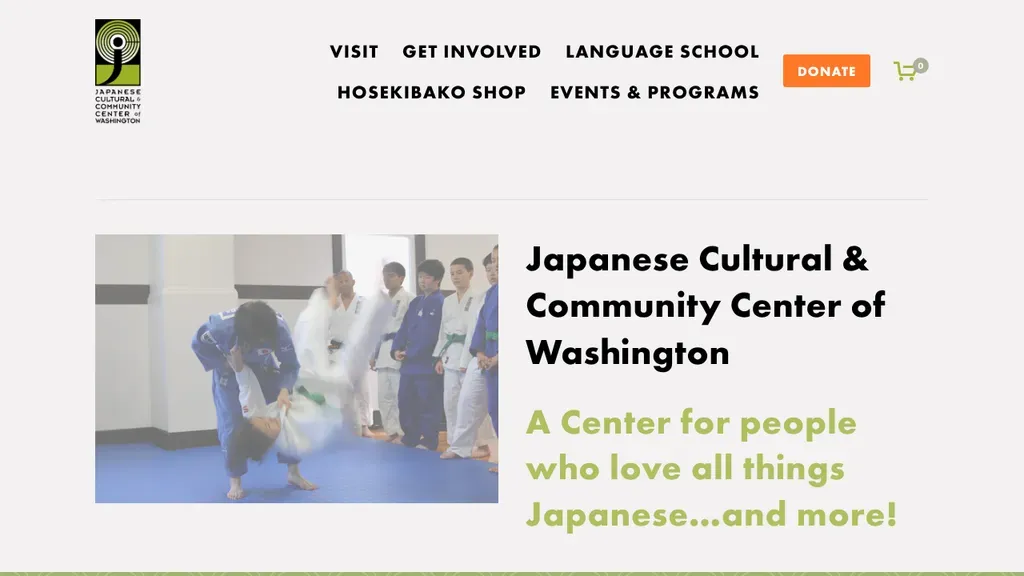 Japanese Cultural & Community Center of Washington sitio web