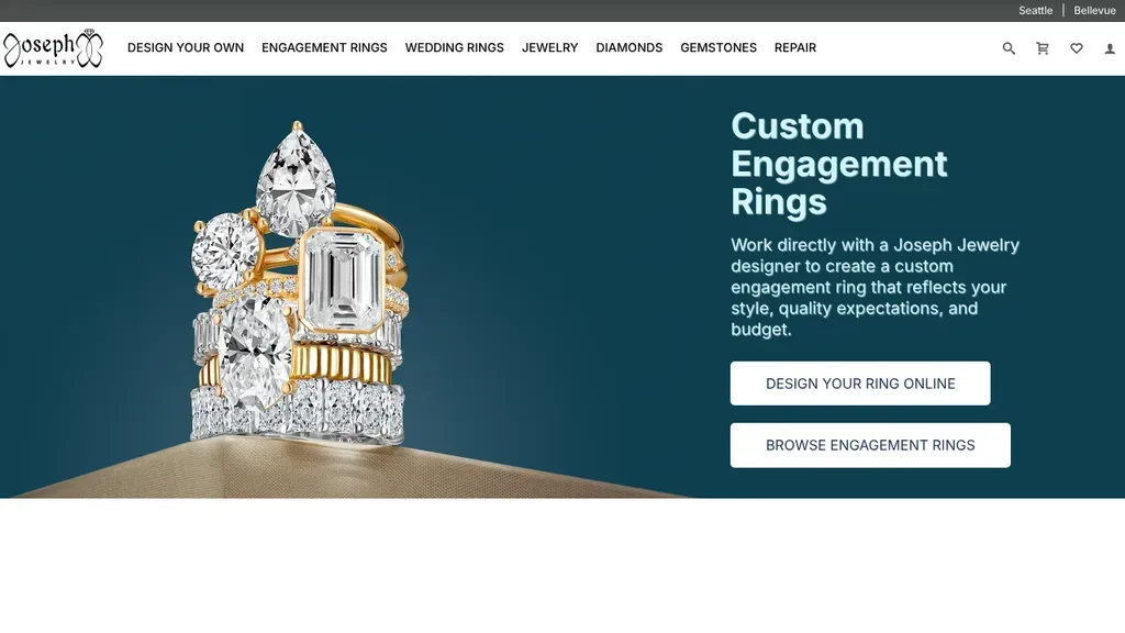 Joseph Jewelry sitio web