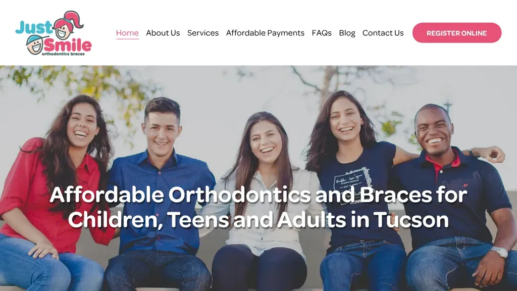 Just Smile Orthodontics sitio web