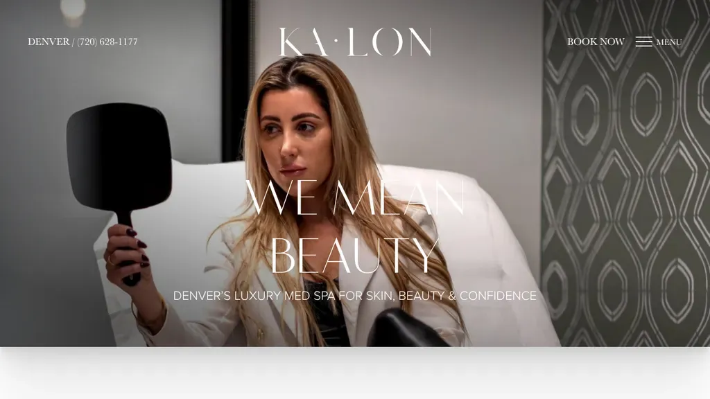 Kalon Laser Aesthetics sitio web