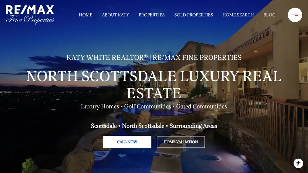 Katy White Scottsdale Luxury Real Estate Agent website