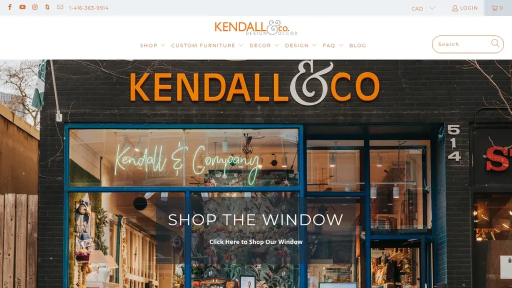 KENDALL & Co. Interior Design + Decor sitio web