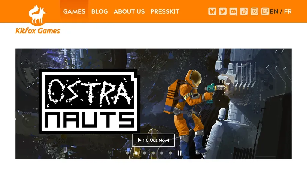 Kitfox Games sitio web