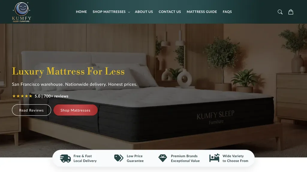 Kumfy Sleep Furniture sitio web