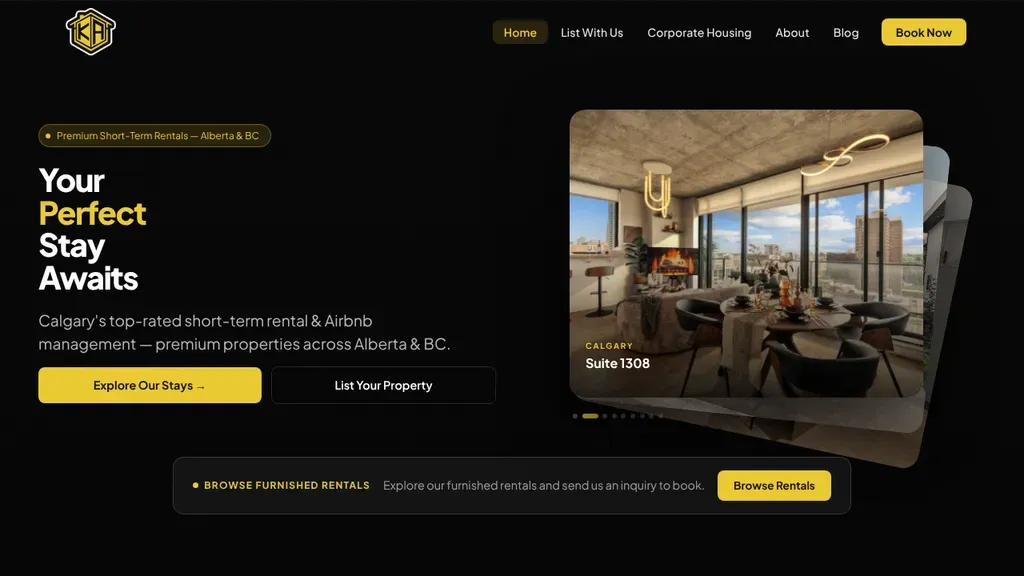 KYAN Properties sitio web