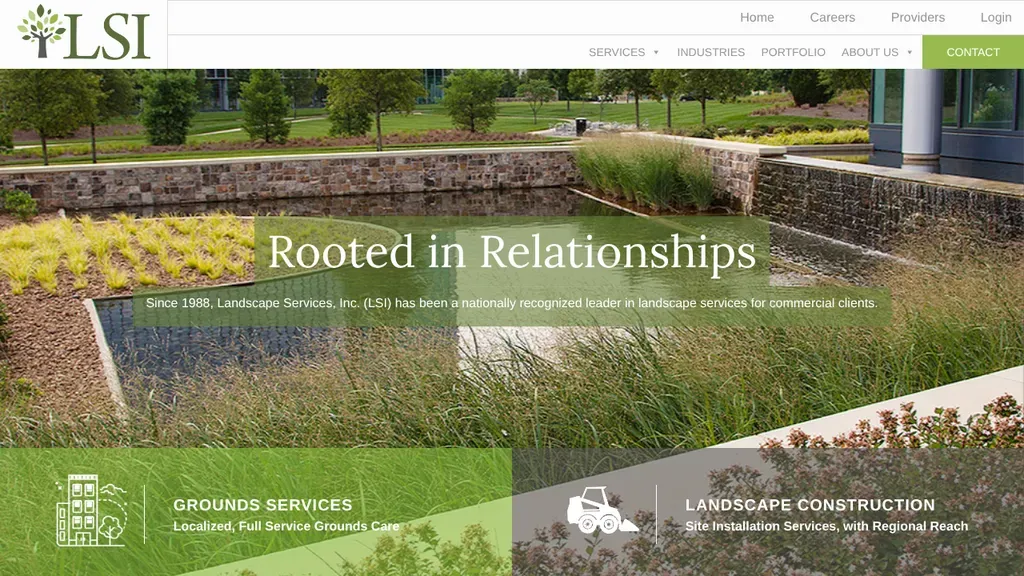 Landscape Services, Inc. sitio web