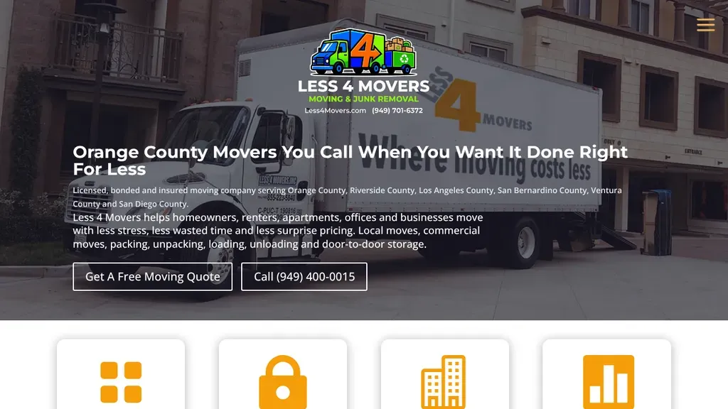 Less 4 Movers sitio web