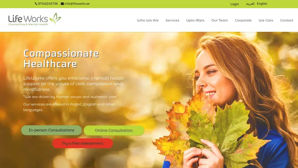 Life Works sitio web