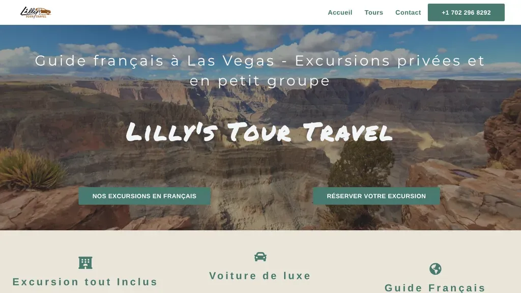Lilly's Tour Travel sitio web