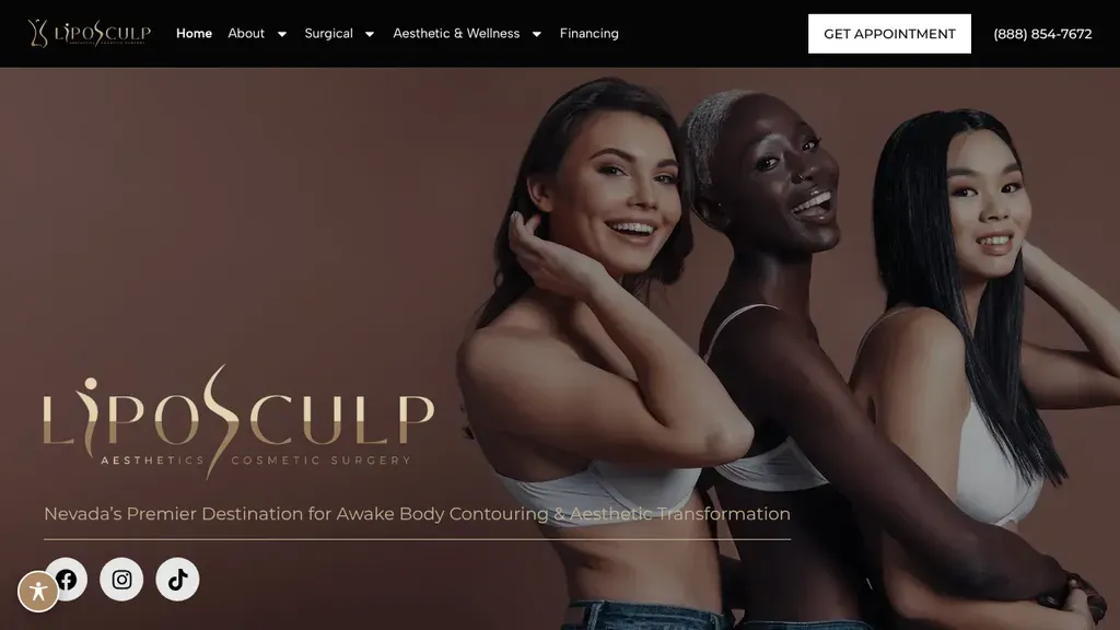 LipoSculp Vegas sitio web