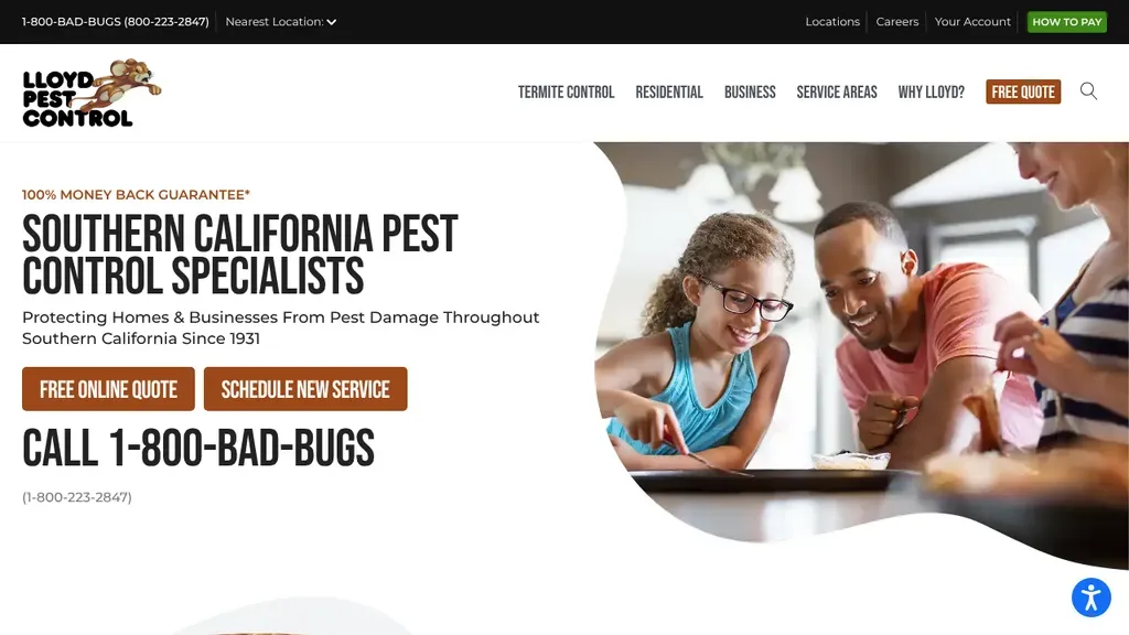 Lloyd Pest & Termite Control sitio web