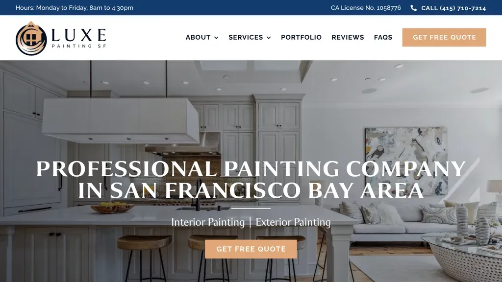 Luxe Painting SF sitio web