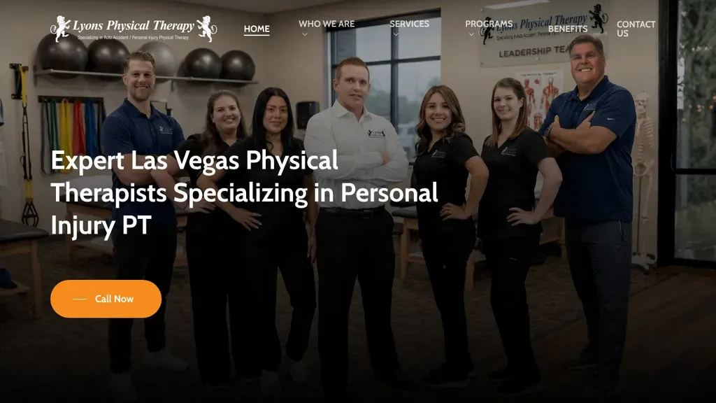 Lyons Physical Therapy sitio web