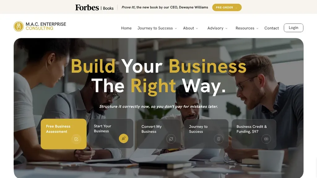 M.A.C. Enterprise Consulting sitio web
