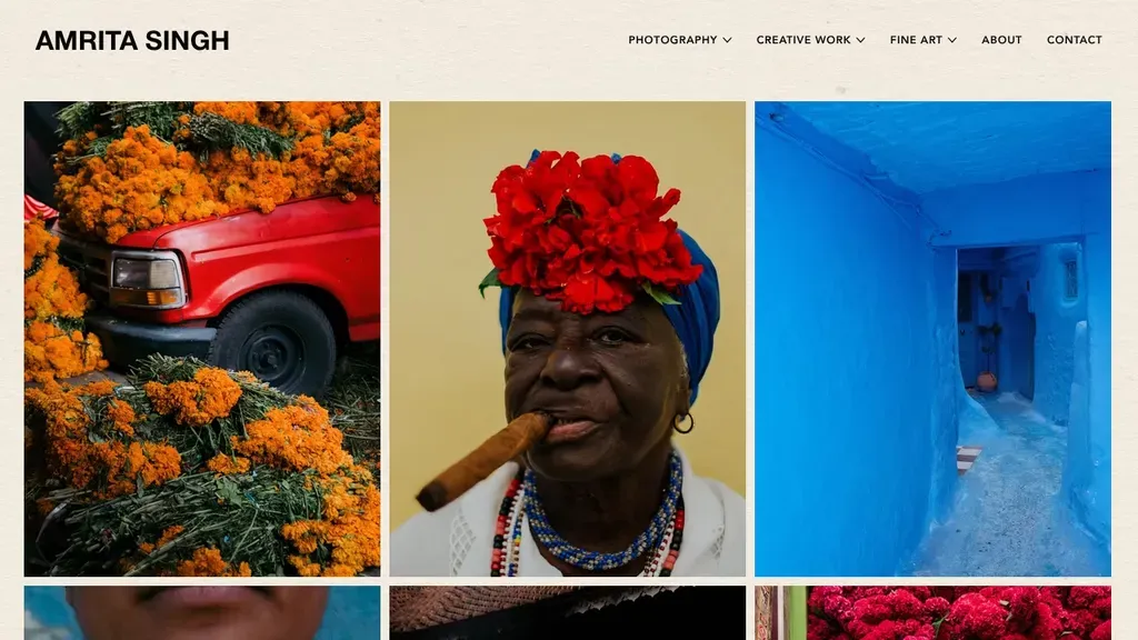 Amrita Singh Photography sitio web