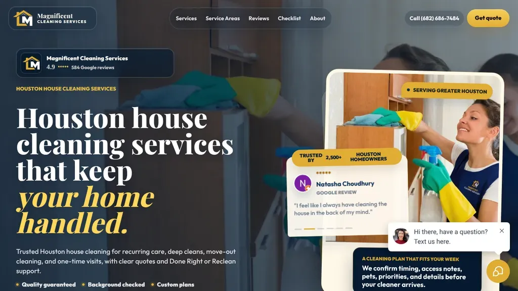 Magnificent Cleaning Services sitio web