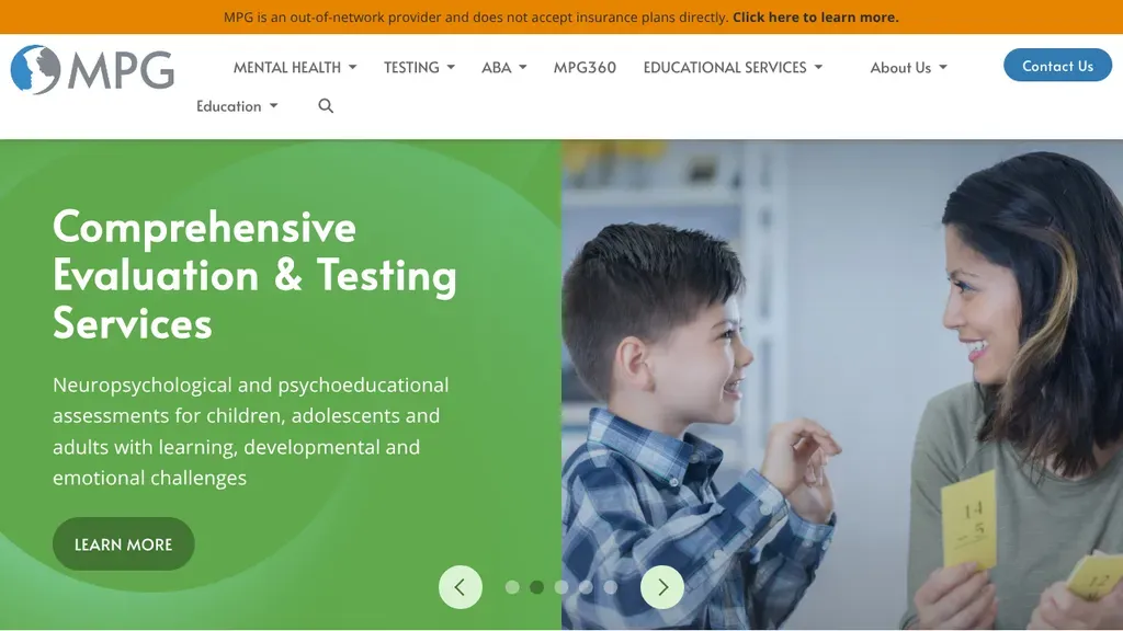 Manhattan Psychology Group sitio web