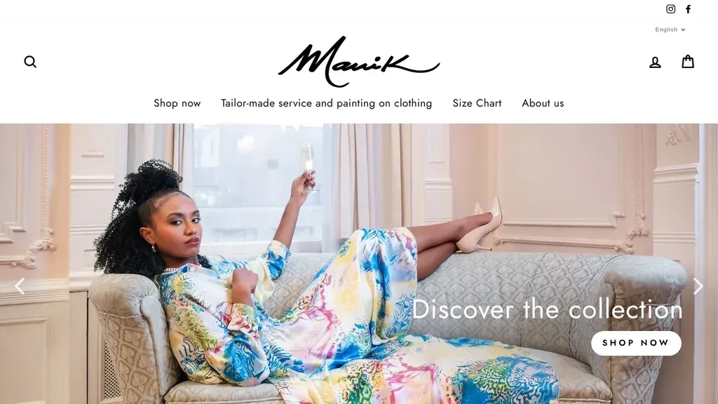 Manik Fashion sitio web