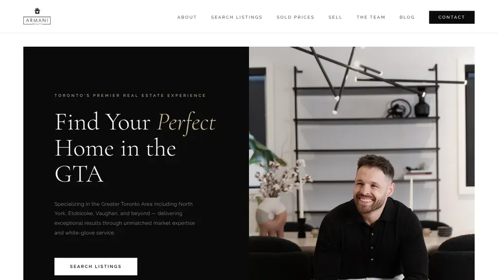 Mario Armani, Armani Realty website