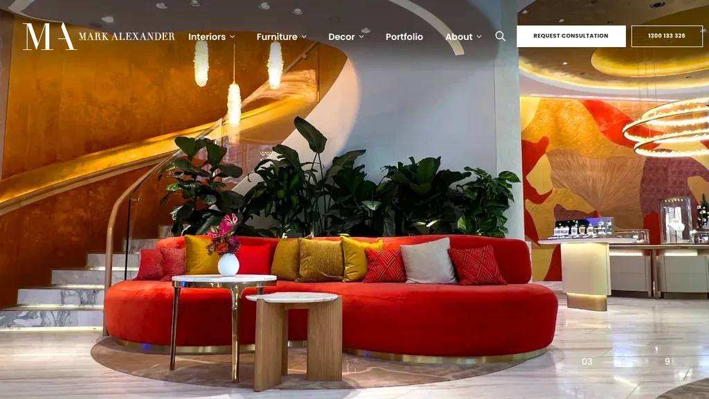 Mark Alexander Design sitio web
