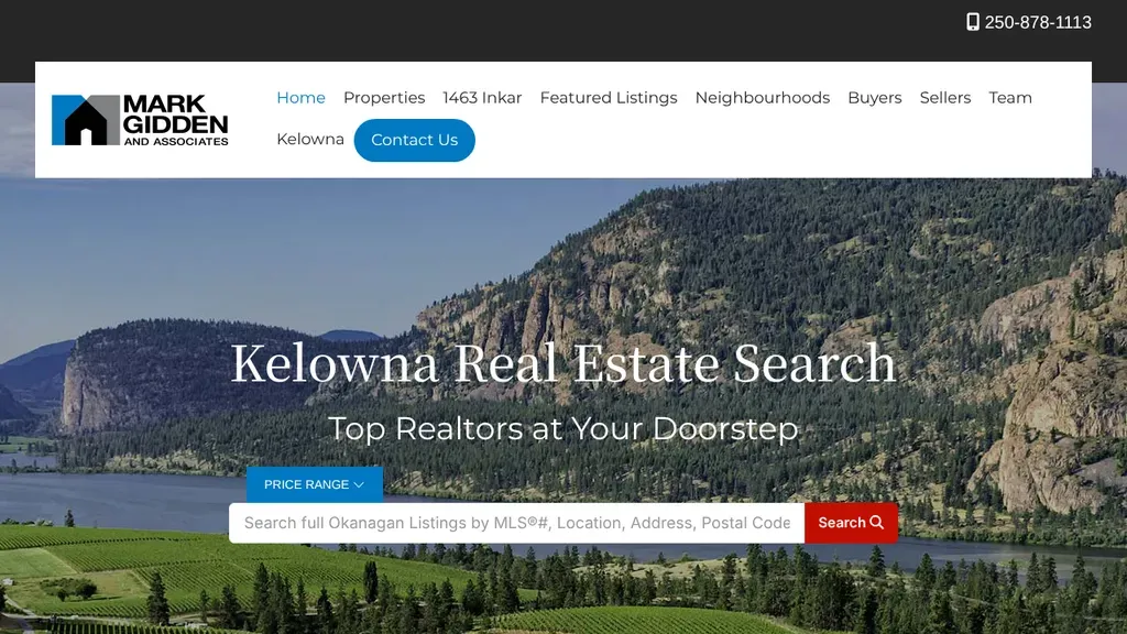 Mark Gidden & Associates website