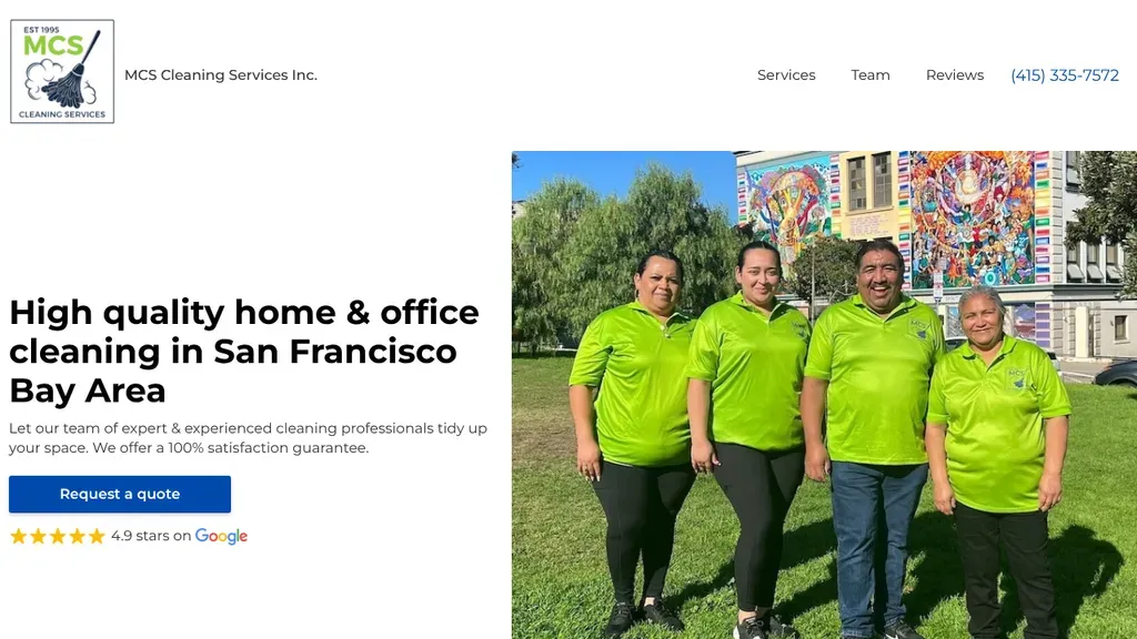 MCS Cleaning Services sitio web