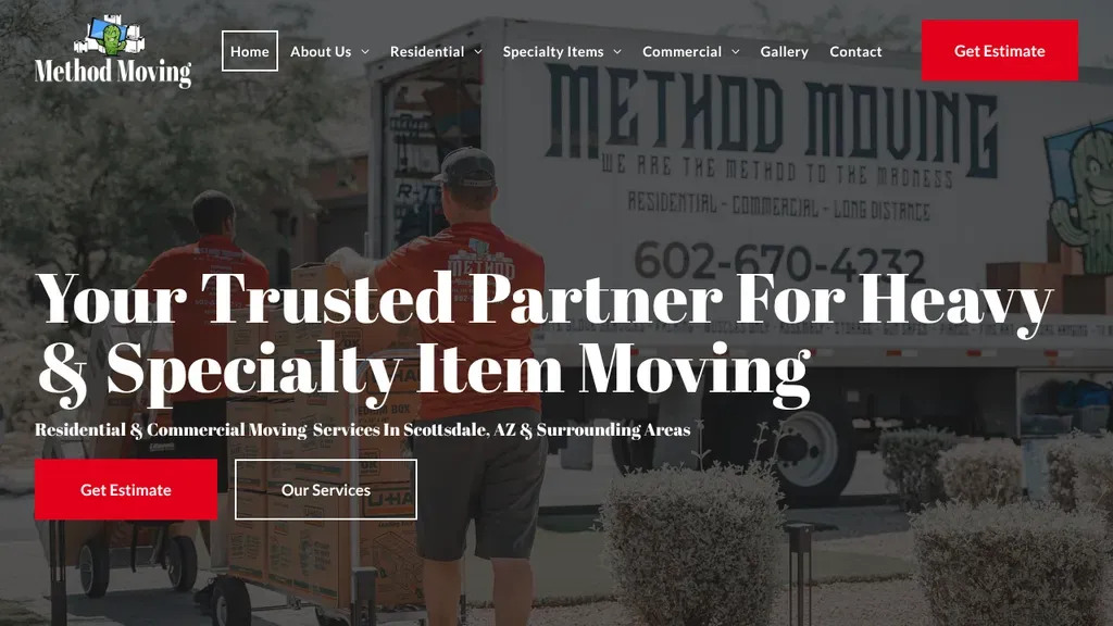 Method Moving and Storage sitio web
