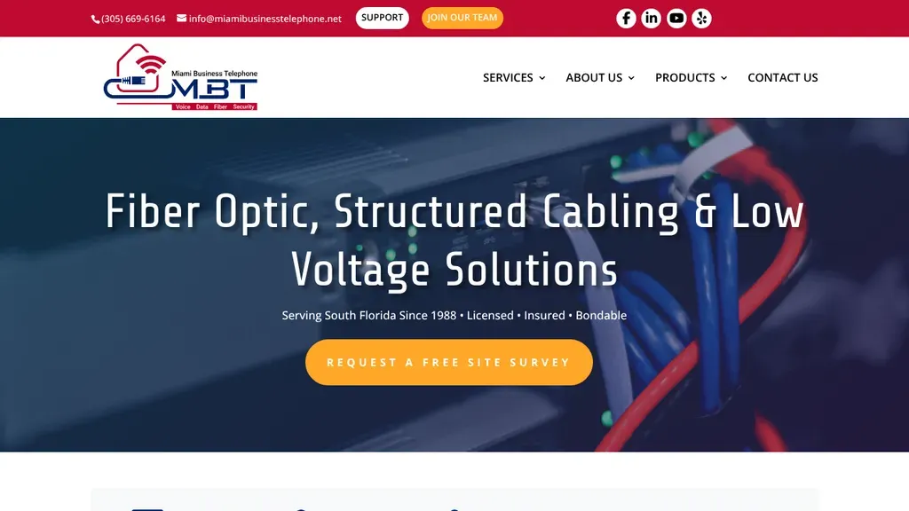 Miami Business Telephone Corporation sitio web