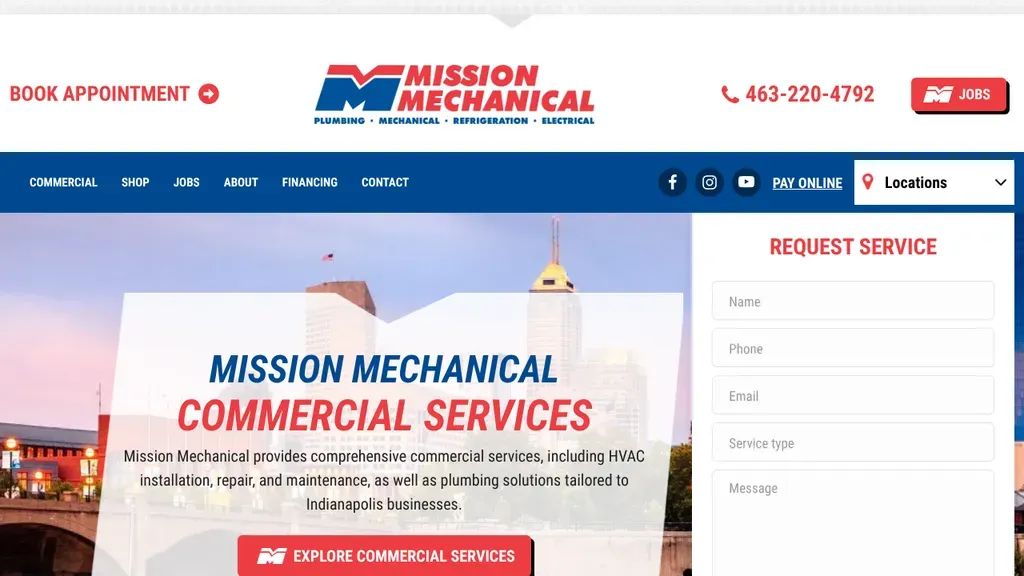 Mission Mechanical sitio web