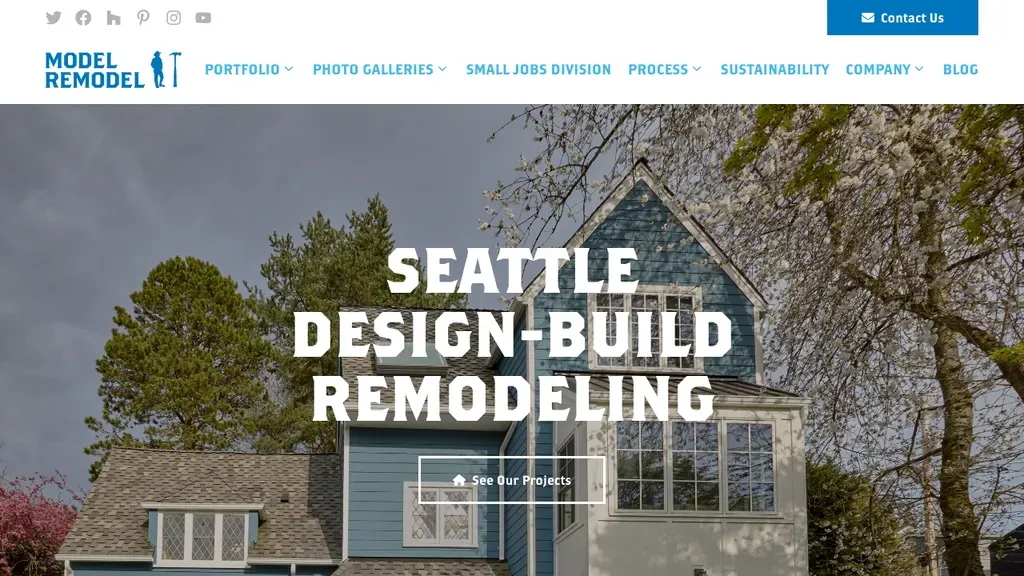 Model Remodel sitio web