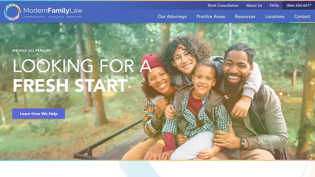 Modern Family Law sitio web