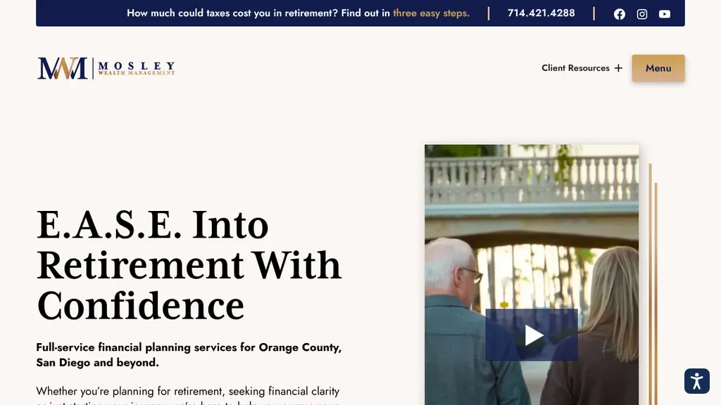 Mosley Wealth Management sitio web