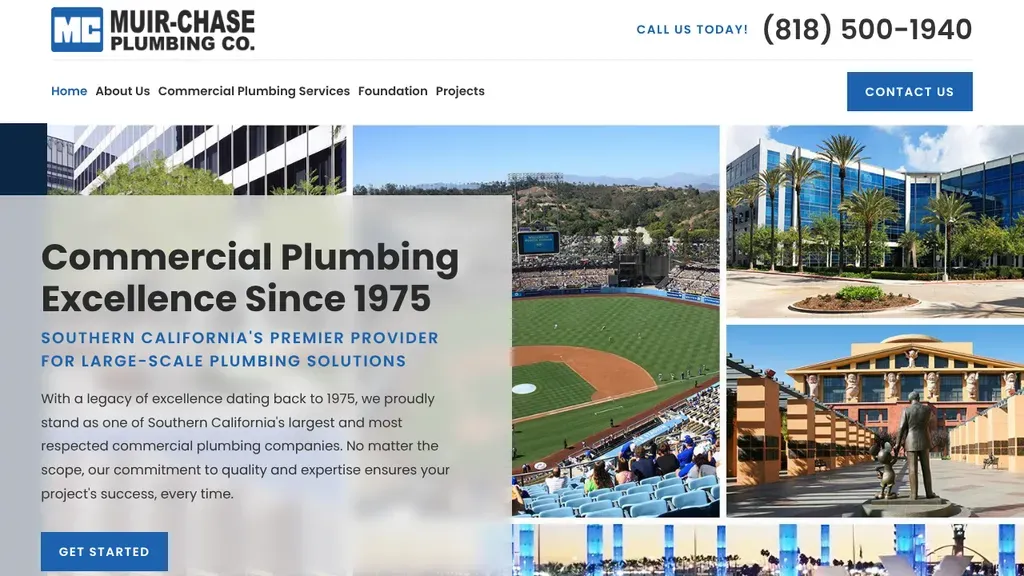 Muir Chase Plumbing Co sitio web